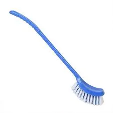 Side bristle plastic toilet cleaning brush